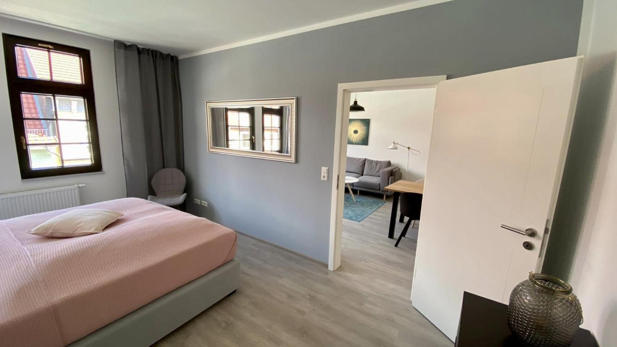 Discovair - Eisenach Karl14 - Vollausgestattete Apartments Mit Netflix In Der Fussgaengerzone 객실 사진